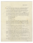 Hunter Thompson Typed Letter -- ...we writers dont worry about dust-jacket photos until the book is in the hands of a publisher...Now working on Rum Diary & will finish it before leaving...